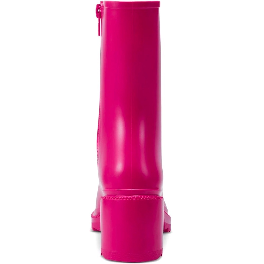 ❌SOLD OUT❌NIB [INC International Concepts] EverettP Block Heel Pink Rainboots - Picture 4 of 14